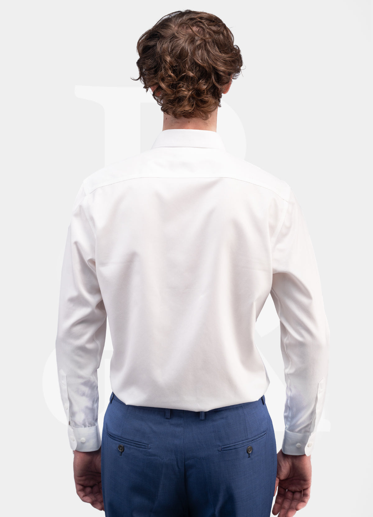 100% Cotton 100S - Non Iron White Dress Shirt M25