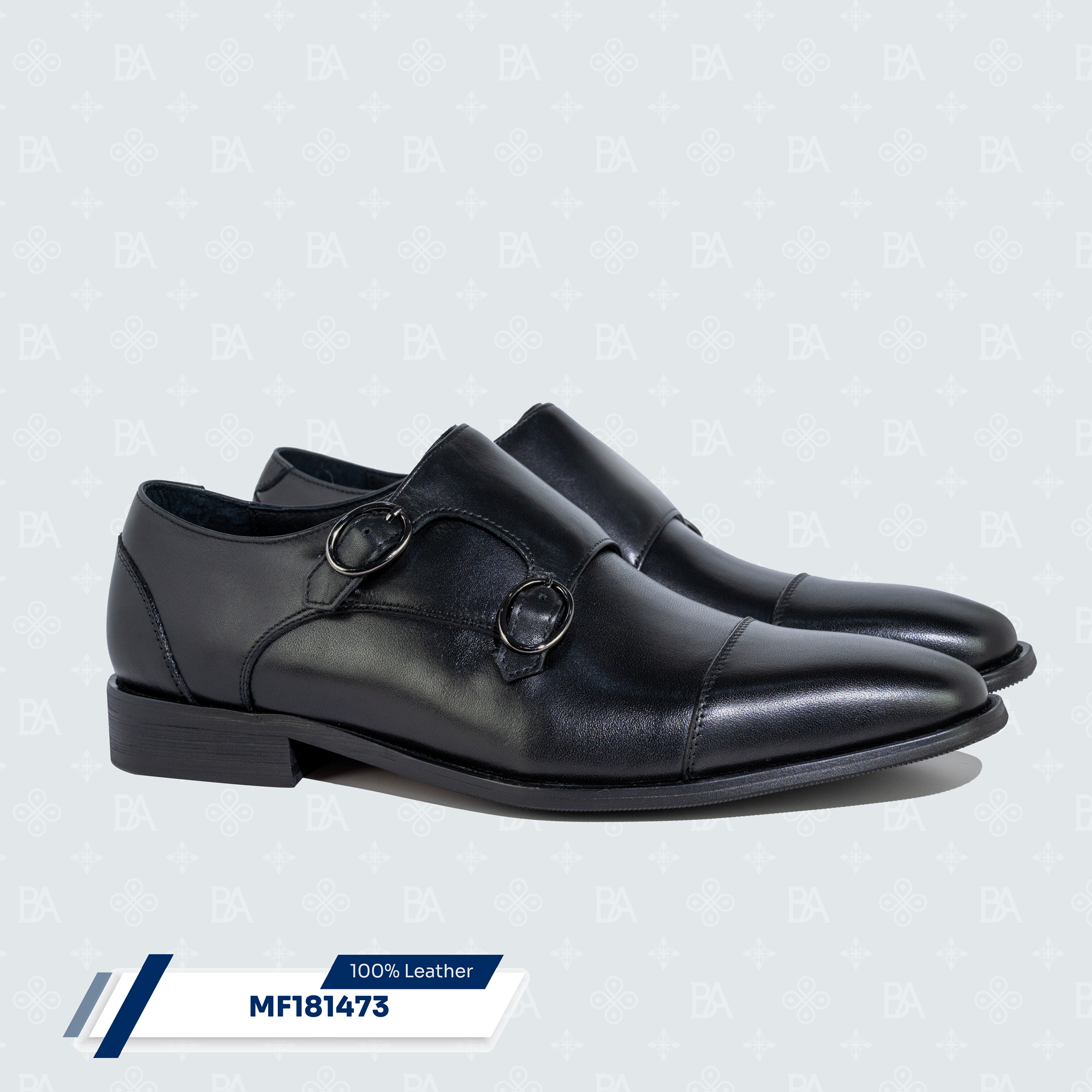 Monk Strap Dress Shoes - Black