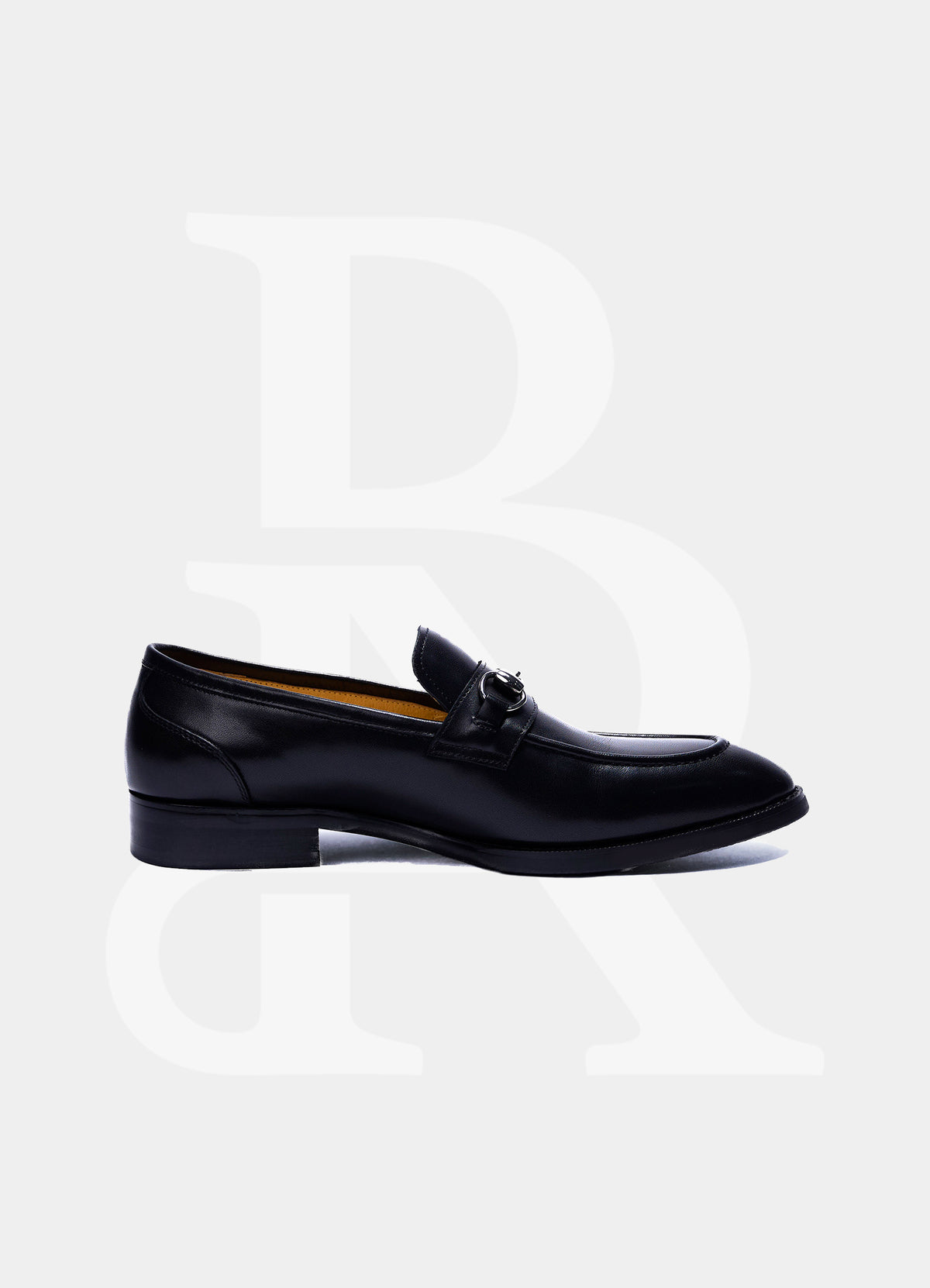 Horsebit Loader Dress Shoes - Black Silver MF183001-S