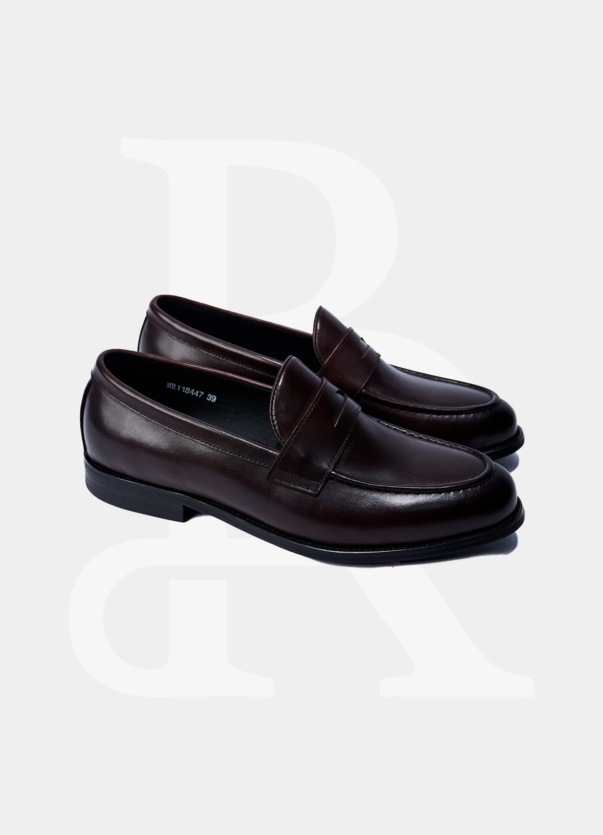 Penny Loafer Dress Shoes - Dark Brown MR118447-BROWN