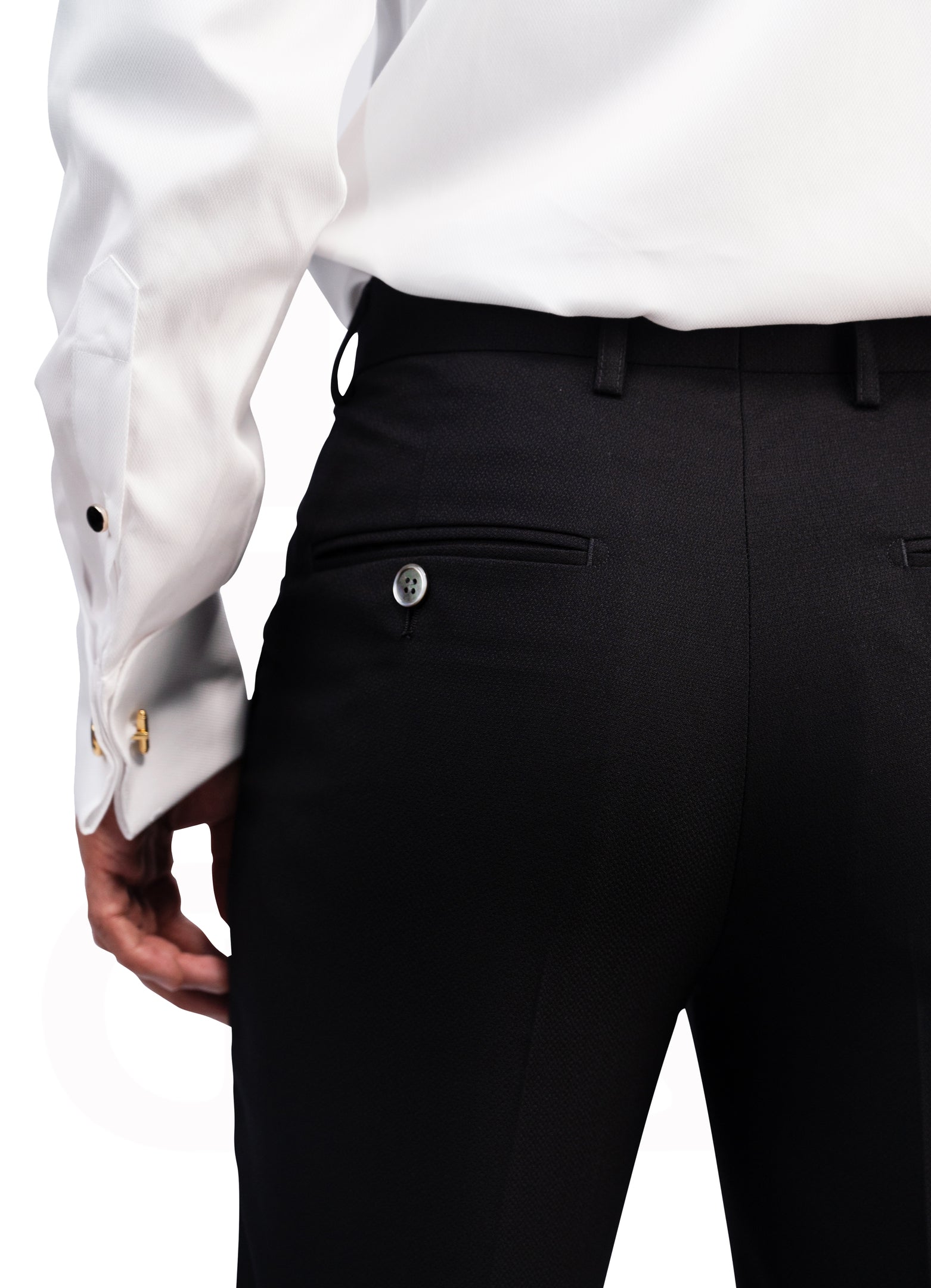 The Tuxedo Black Tie Series, DB-A2H045 | 100% Wool Trousers
