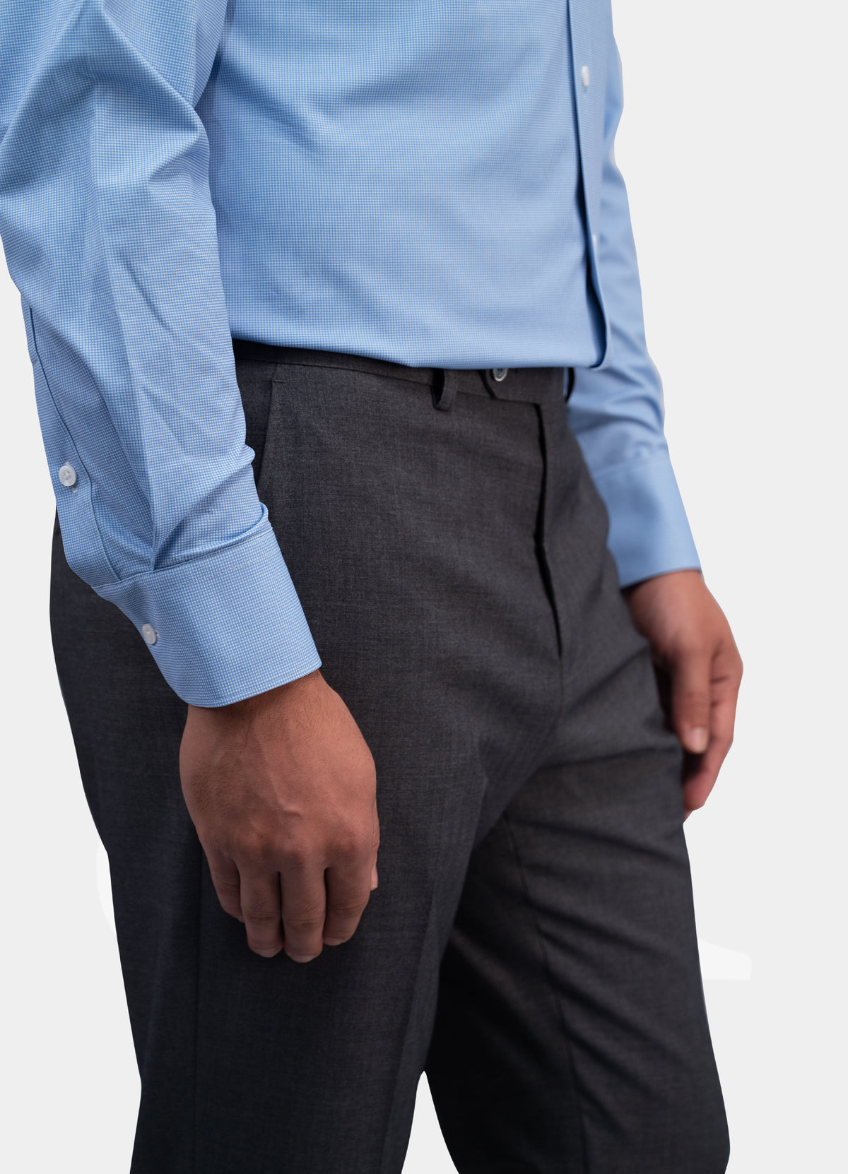 Stretch Trousers - Dark Grey E23868-16