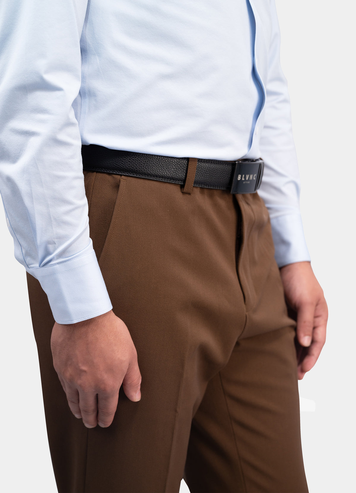 Stretch Trousers - Brown TB-D045P003