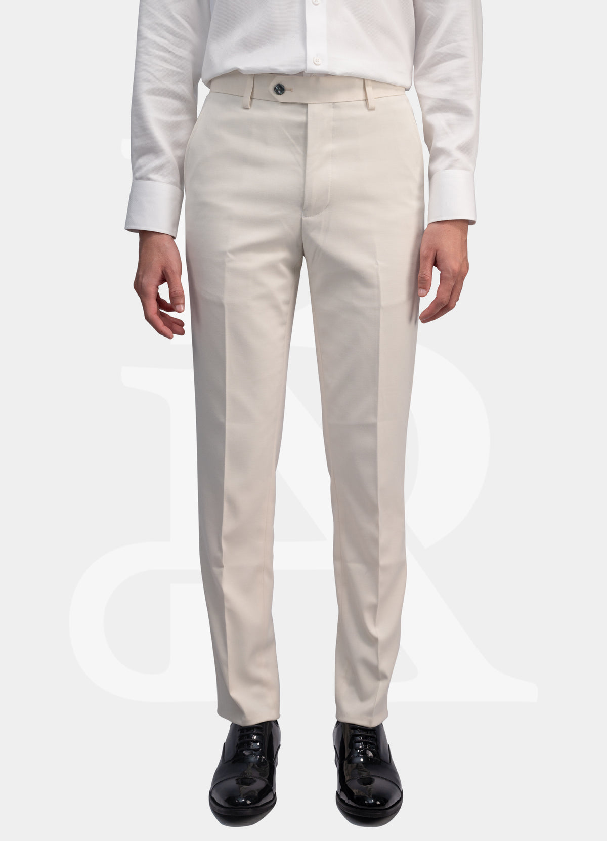 Stretch Trousers - Light Cream TB-D045P010