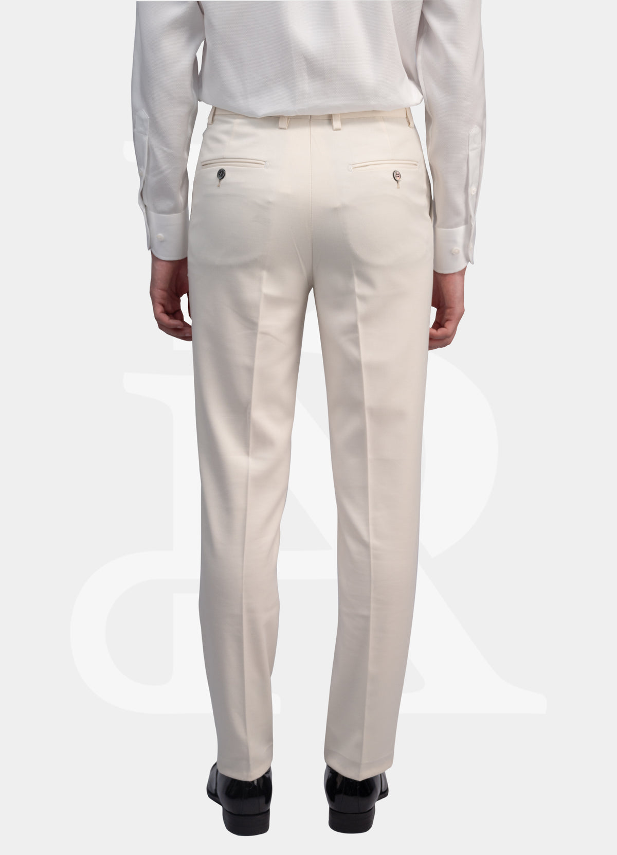 Stretch Trousers - Light Cream TB-D045P010