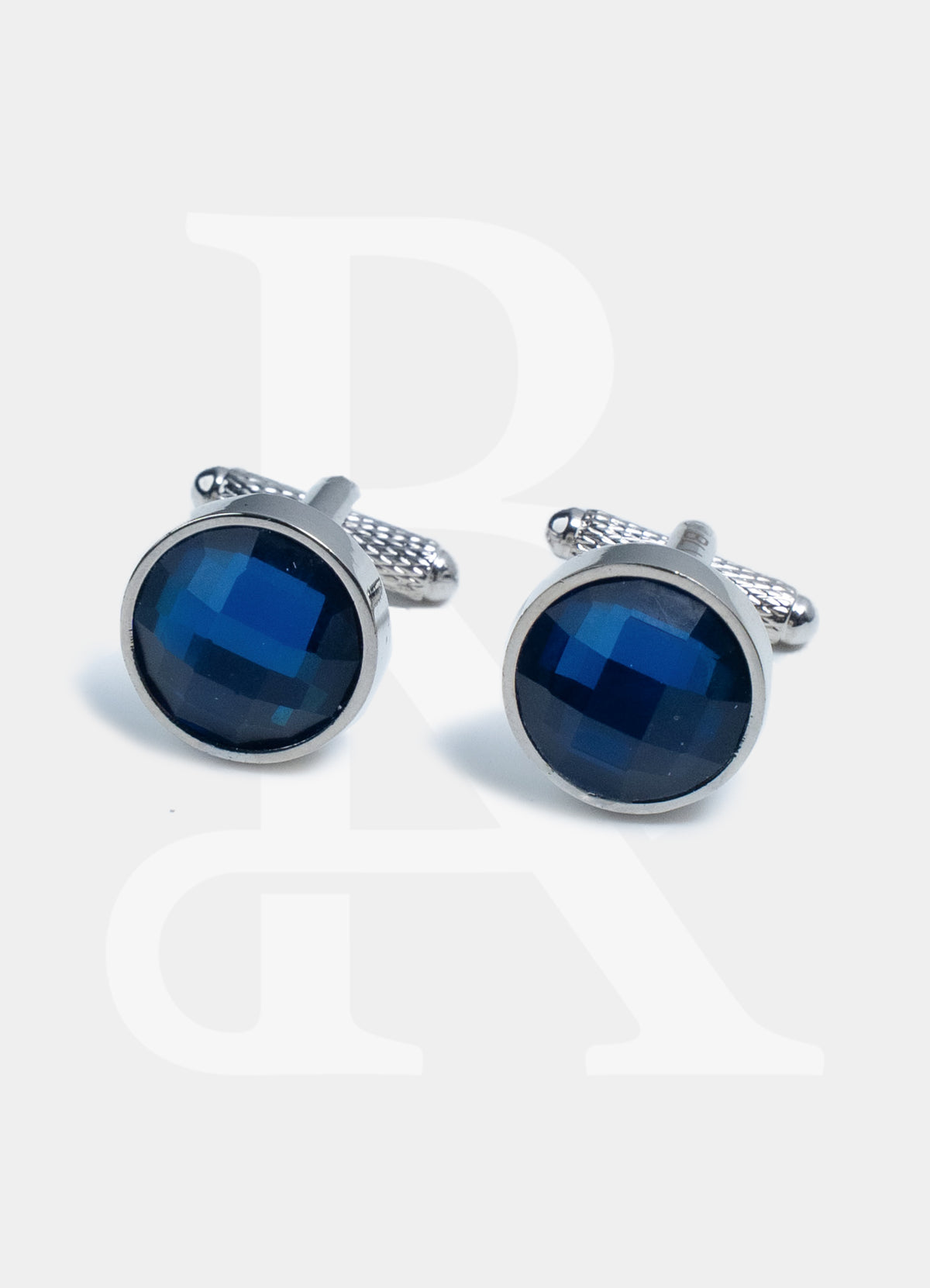 Cufflinks Premium - Navy Big Gems