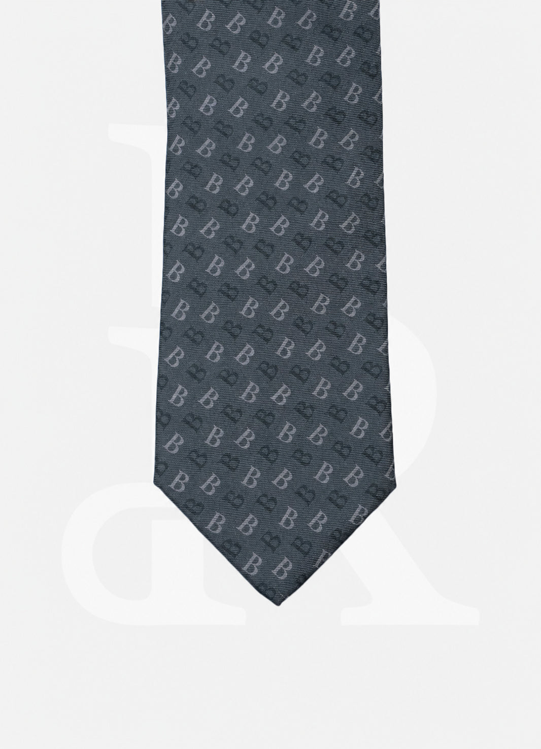 100% Silk Necktie - BA Dark Grey ST-BA05