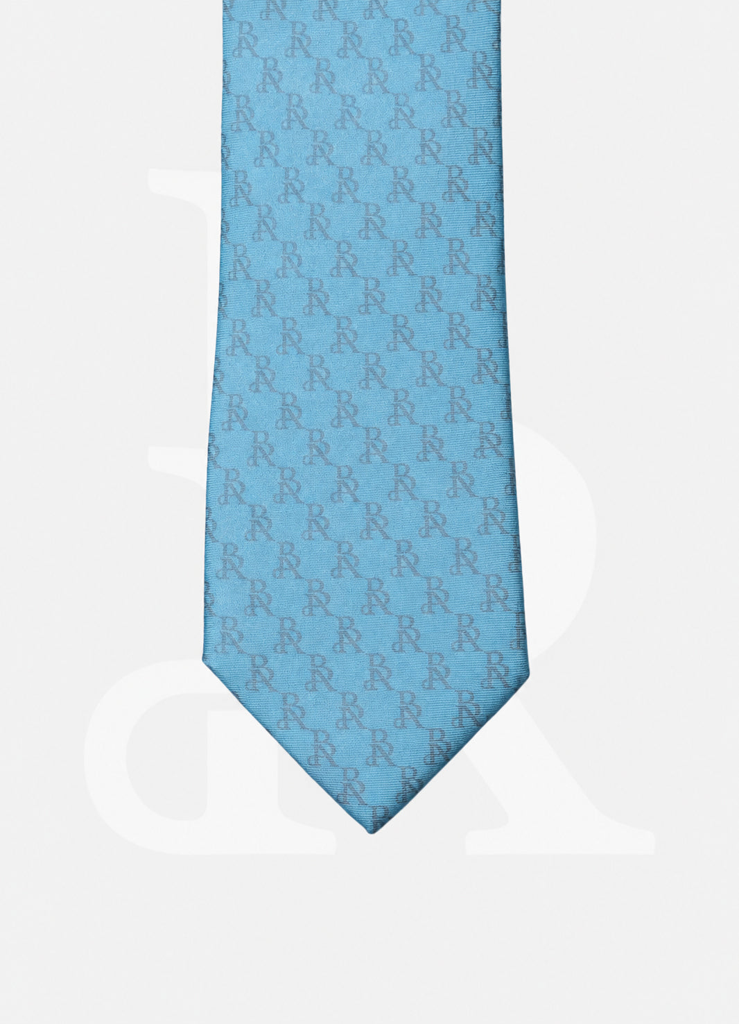 100% Silk Necktie - BA Light Blue ST-BA06