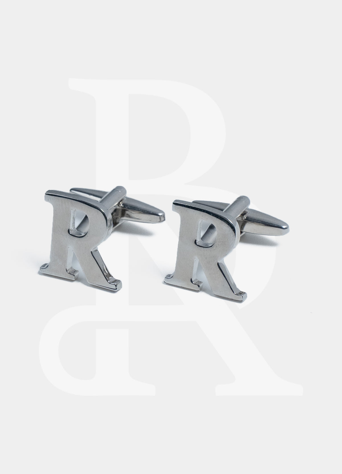 Standard Cufflinks - Silver R CL0001-silver-R