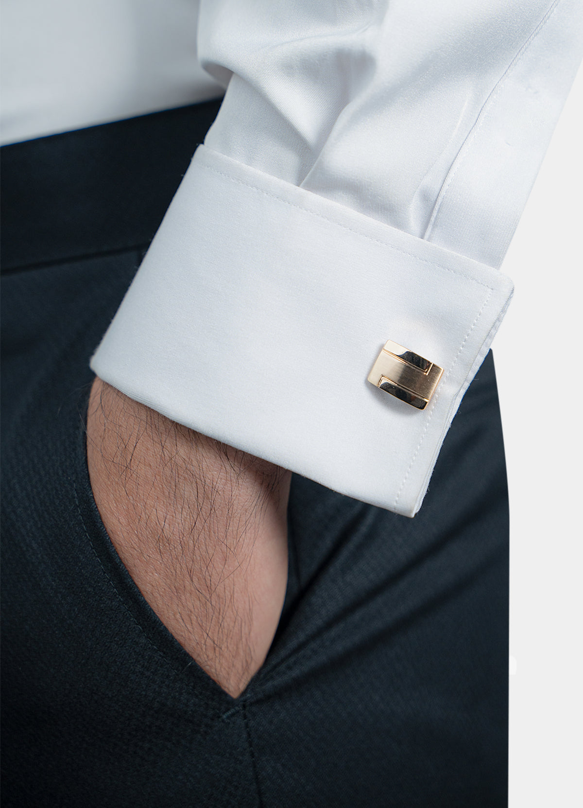 Cufflinks Standard - Gold Classic