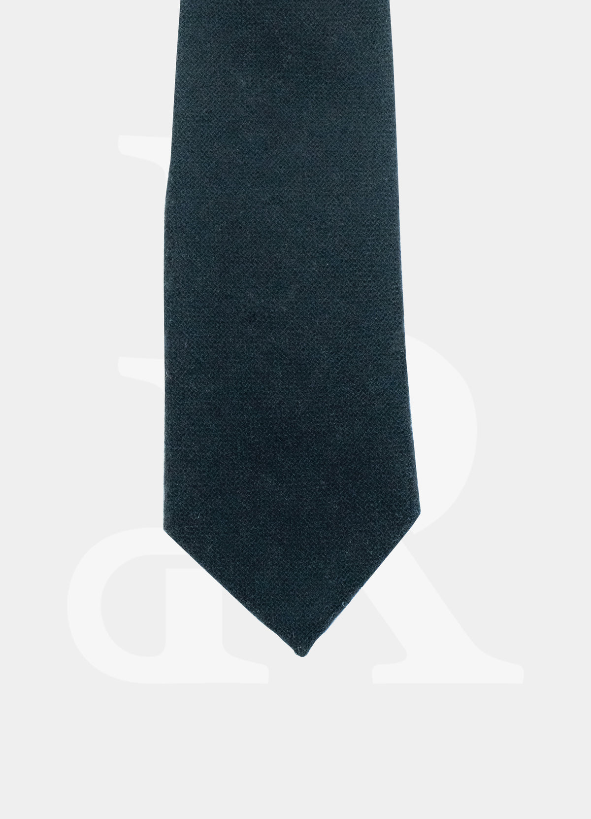 Wool Blended Necktie - Black