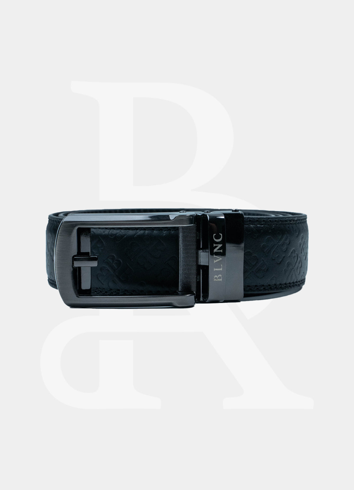 Black Pin Rachet Buckle BL003 - 100% Leather Belt