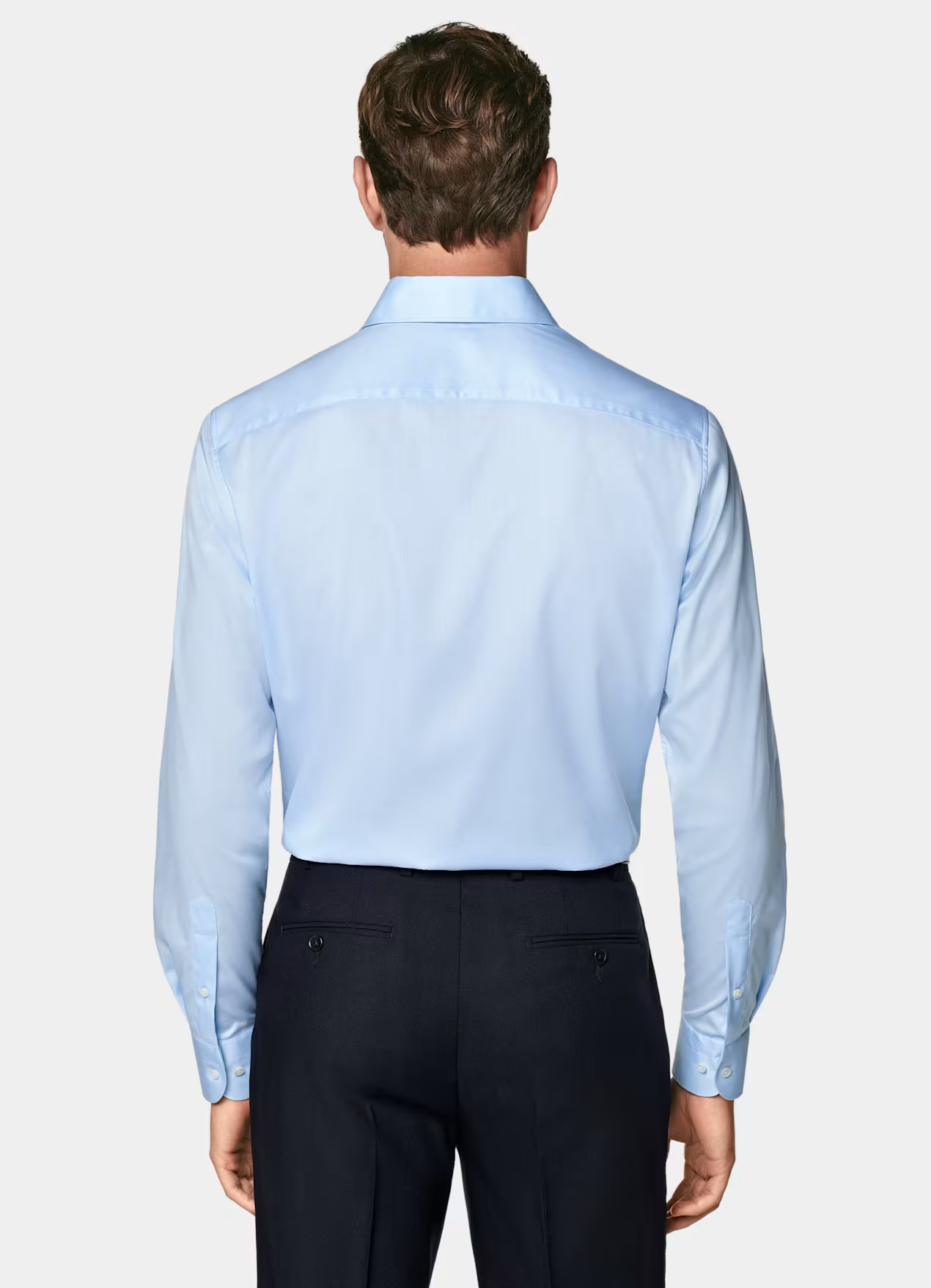 French Cuff - Non Iron Powder Blue Shirt