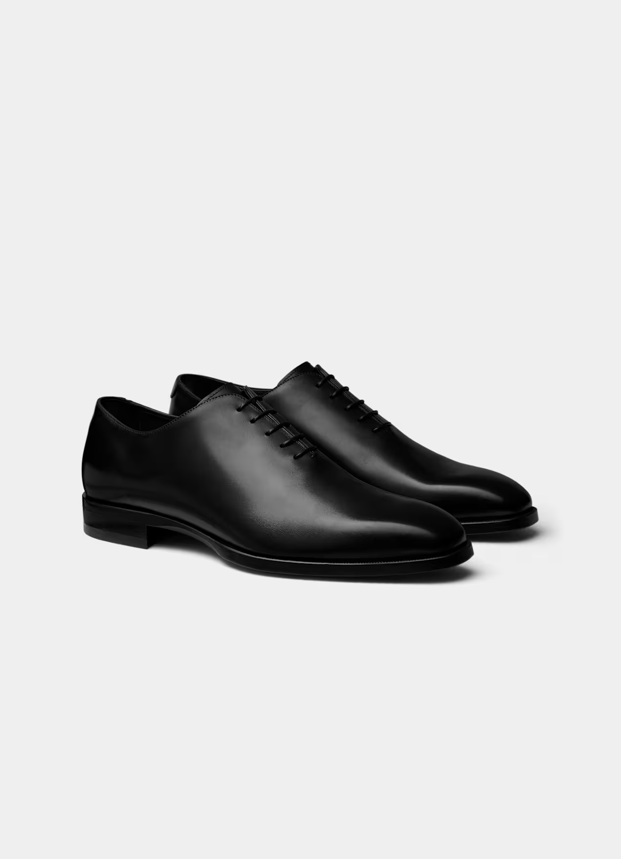 Wholecut Oxford Dress Shoes - Black MF181165
