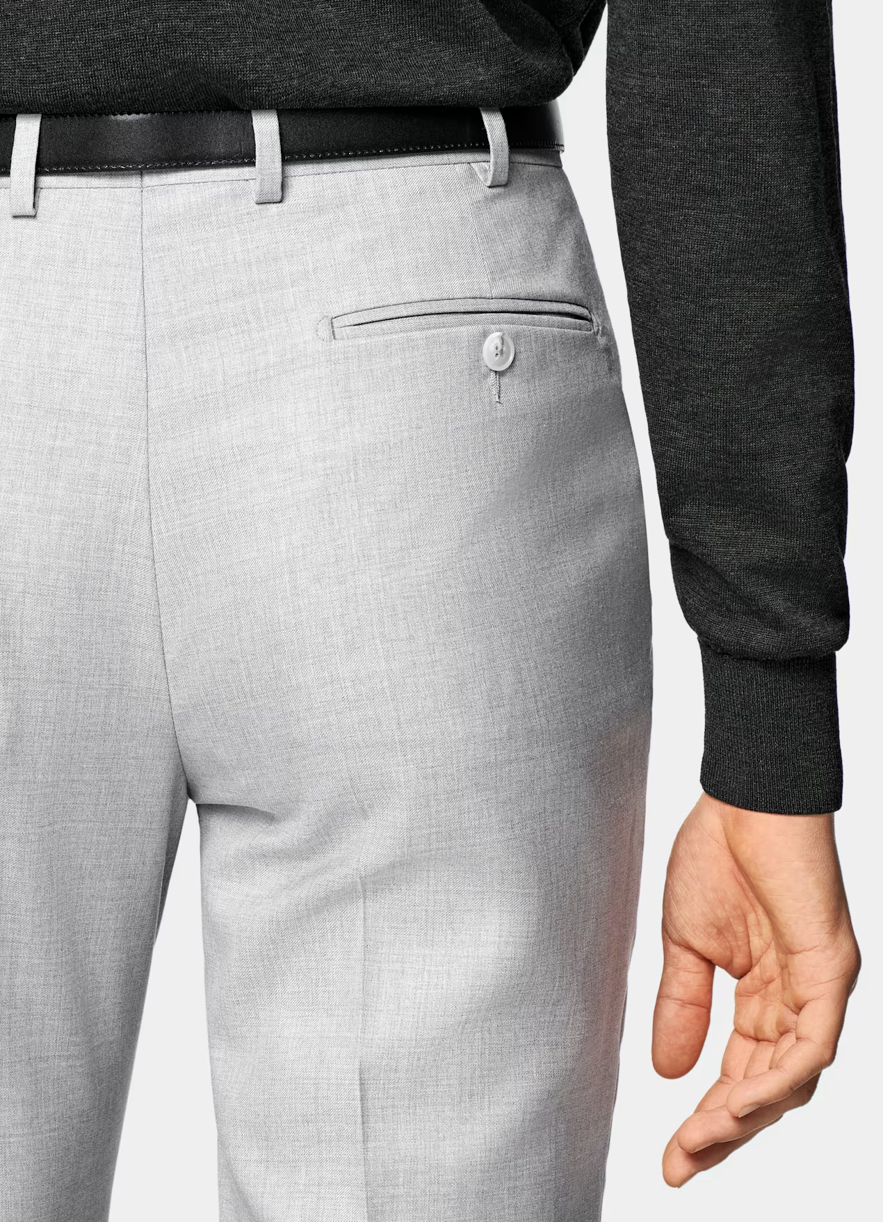 Silver Cloud Collection, MK-SA-4 | 100% Wool Trousers