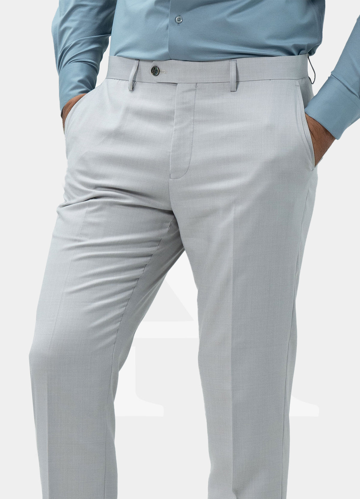 Silver Cloud Collection, MK-SA-4 | 100% Wool Trousers